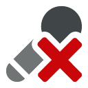 Client microphone muted icon
